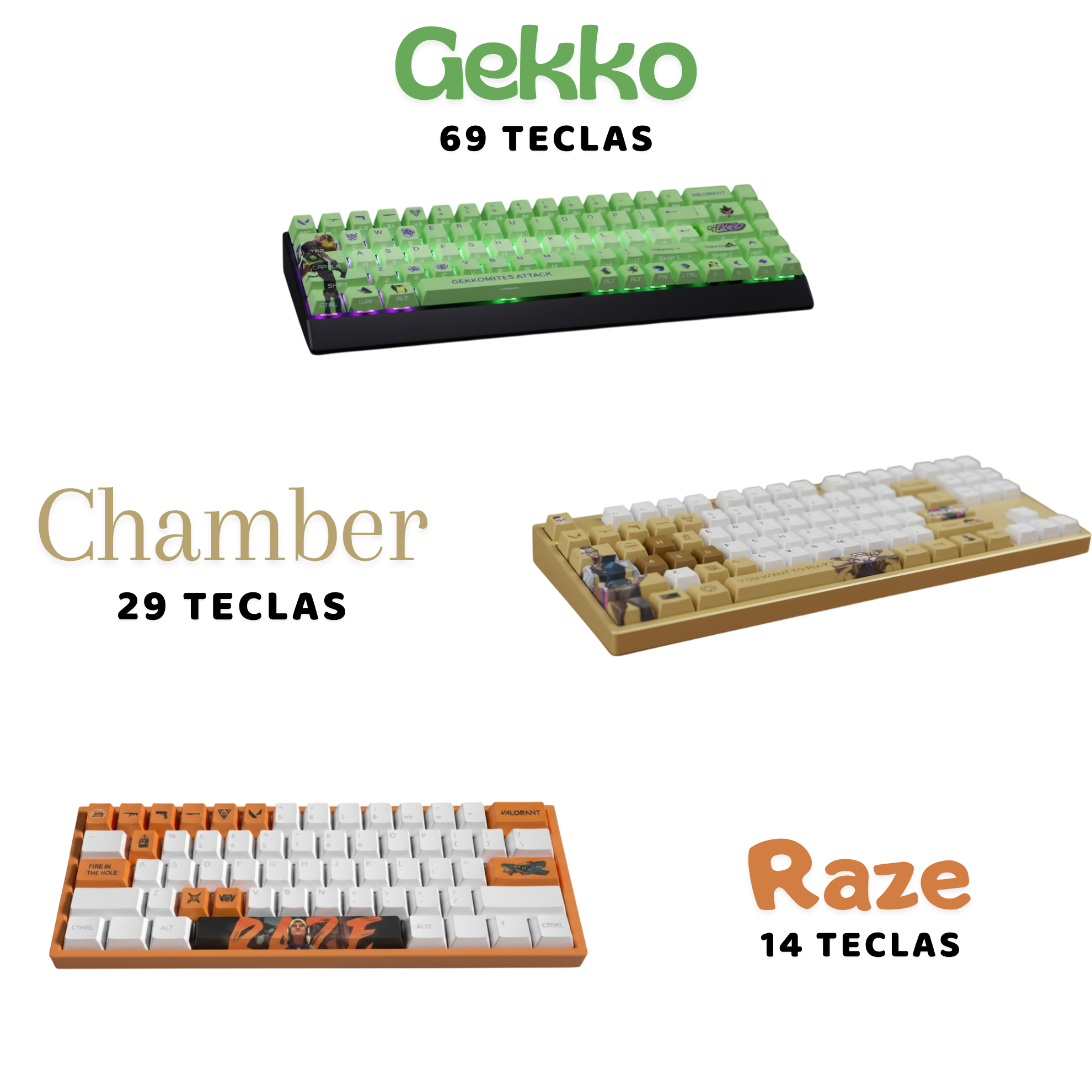 Set de Teclas- Personaliza Tu Teclado Mecánico